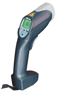 pyrometer for non-contacting mobile temperature measurement