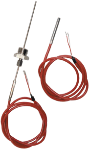 thermocouple to plug-in or screw-in with cable connection