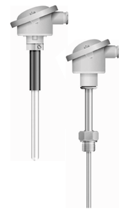thermocouple for vertical or horizontal mounting